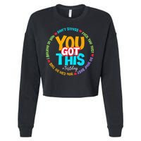 Test Day Rock The Test Teacher Testing Day You Got This Cropped Pullover Crew
