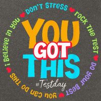 Test Day Rock The Test Teacher Testing Day You Got This Cotton Canvas Backpack