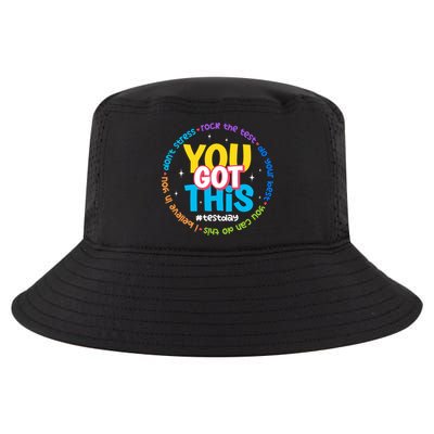Test Day Rock The Test Teacher Testing Day You Got This  Cool Comfort Performance Bucket Hat