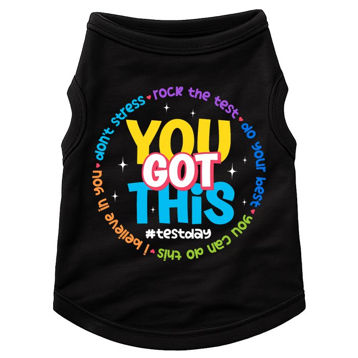 Test Day Rock The Test Teacher Testing Day You Got This  Doggie Tank