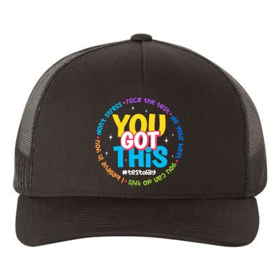 Test Day Rock The Test Teacher Testing Day You Got This  Yupoong Adult 5-Panel Trucker Hat