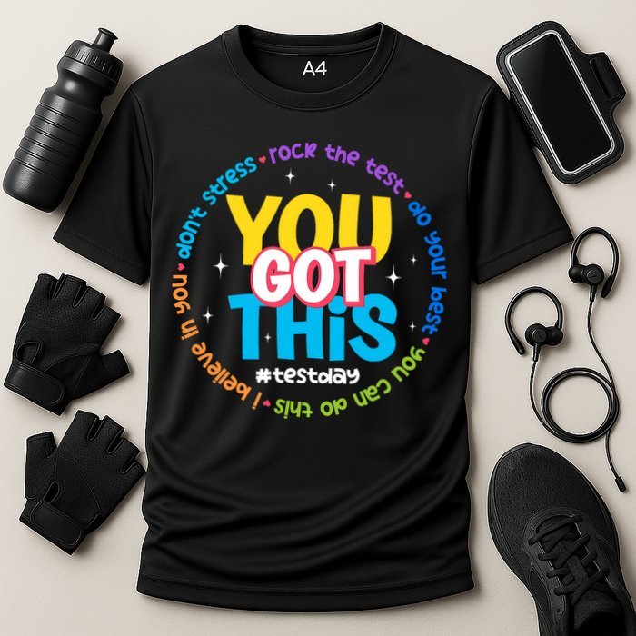 Test Day Rock The Test Teacher Testing Day You Got This  Performance Shirt