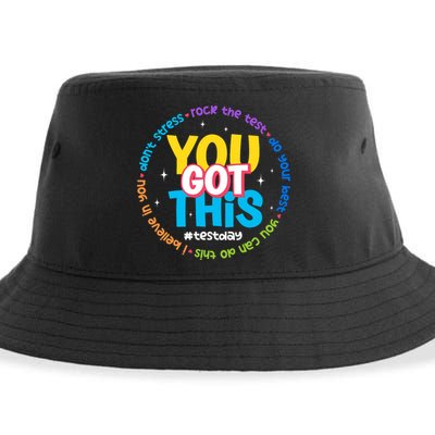 Test Day Rock The Test Teacher Testing Day You Got This  Sustainable Bucket Hat