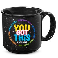 Test Day Rock The Test Teacher Testing Day You Got This  15oz Campfire Ceramic Mug
