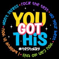 Test Day Rock The Test Teacher Testing Day You Got This  Drawstring Bag