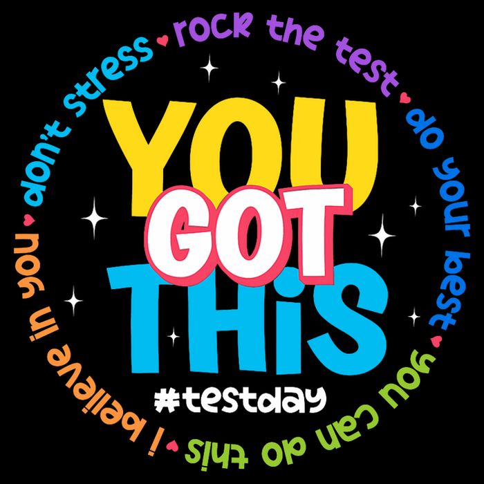 Test Day Rock The Test Teacher Testing Day You Got This  Drawstring Bag