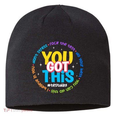 Test Day Rock The Test Teacher Testing Day You Got This  Sustainable Beanie