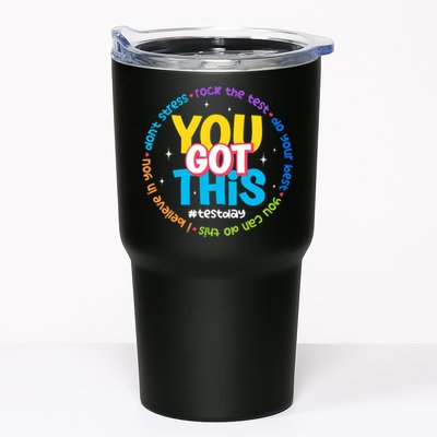 Test Day Rock The Test Teacher Testing Day You Got This  Tumbler