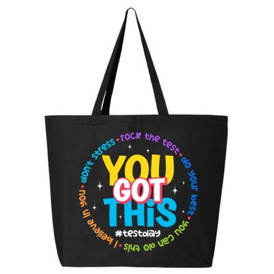 Test Day Rock The Test Teacher Testing Day You Got This  25L Jumbo Tote