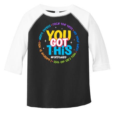 Test Day Rock The Test Teacher Testing Day You Got This  Toddler Fine Jersey T-Shirt