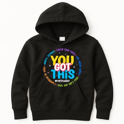 Test Day Rock The Test Teacher Testing Day You Got This  Kids Hoodie
