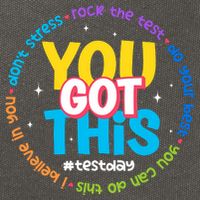 Test Day Rock The Test Teacher Testing Day You Got This  Cotton Canvas Backpack