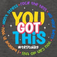 Test Day Rock The Test Teacher Testing Day You Got This  Vector Backpack