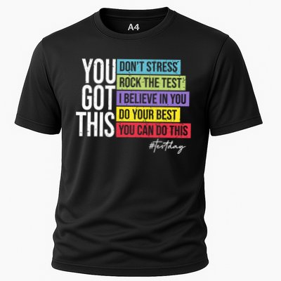 Test Day Rock The Test Teacher Testing Day You Got This  Performance Shirt