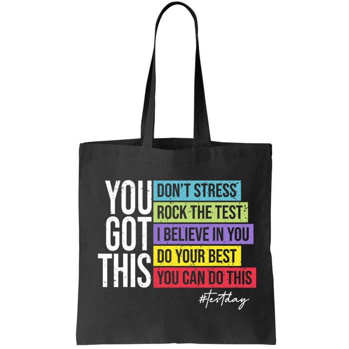 Test Day Rock The Test Teacher Testing Day You Got This  Bag