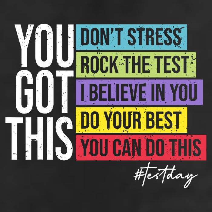 Test Day Rock The Test Teacher Testing Day You Got This  Golf Towel