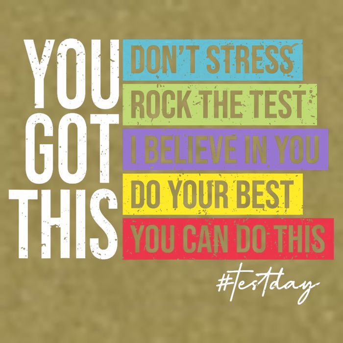 Test Day Rock The Test Teacher Testing Day You Got This  Garment-Dyed Women's Muscle Tee