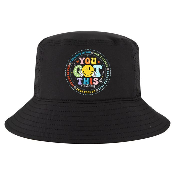 Test Day Rock The Test Teacher Testing Day You Got This Cool Comfort Performance Bucket Hat