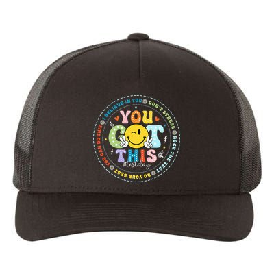 Test Day Rock The Test Teacher Testing Day You Got This Yupoong Adult 5-Panel Trucker Hat