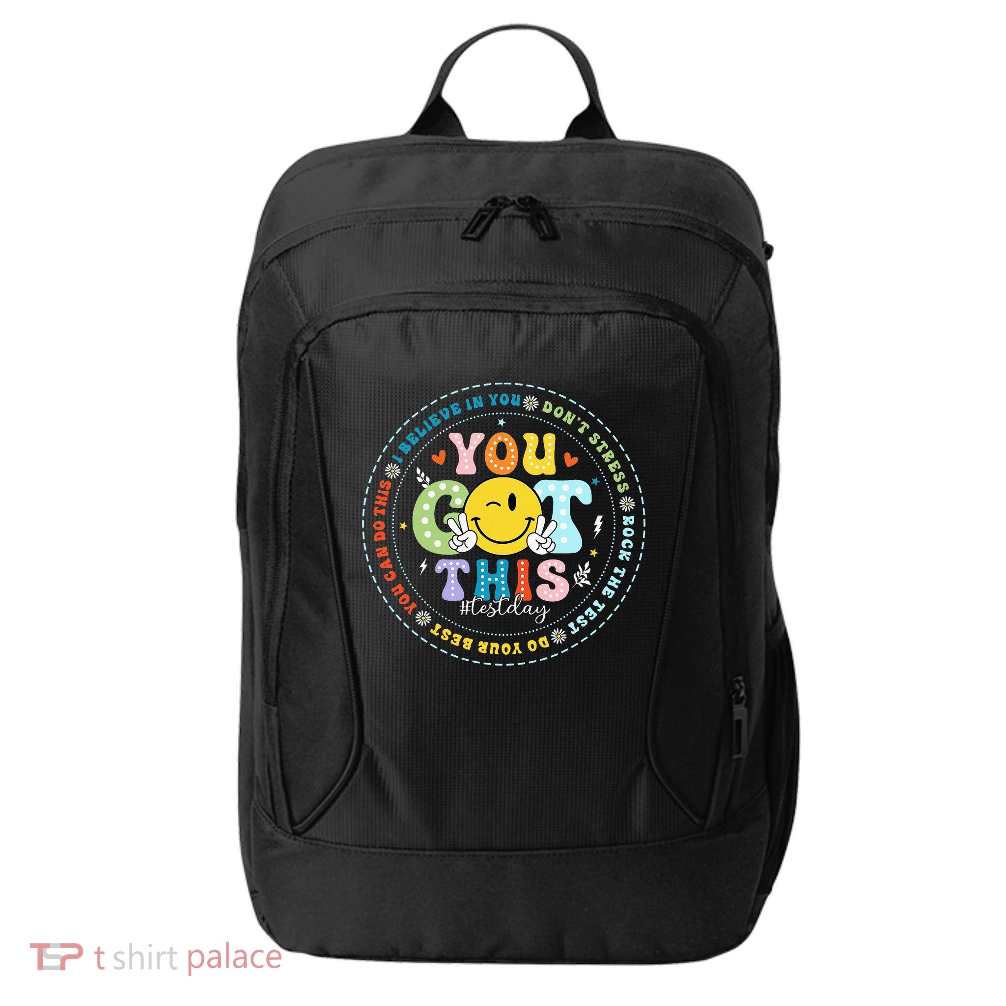 Test Day Rock The Test Teacher Testing Day You Got This City Backpack