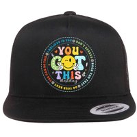 Test Day Rock The Test Teacher Testing Day You Got This Flat Bill Trucker Hat