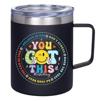 Test Day Rock The Test Teacher Testing Day You Got This 12oz Stainless Steel Coffee Mug