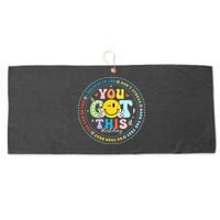 Test Day Rock The Test Teacher Testing Day You Got This Large Microfiber Waffle Golf Towel