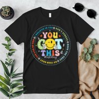 Test Day Rock The Test Teacher Testing Day You Got This Premium T-Shirt