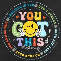 Test Day Rock The Test Teacher Testing Day You Got This 25L Jumbo Tote