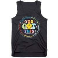 Test Day Rock The Test Teacher Testing Day You Got This Tank Top