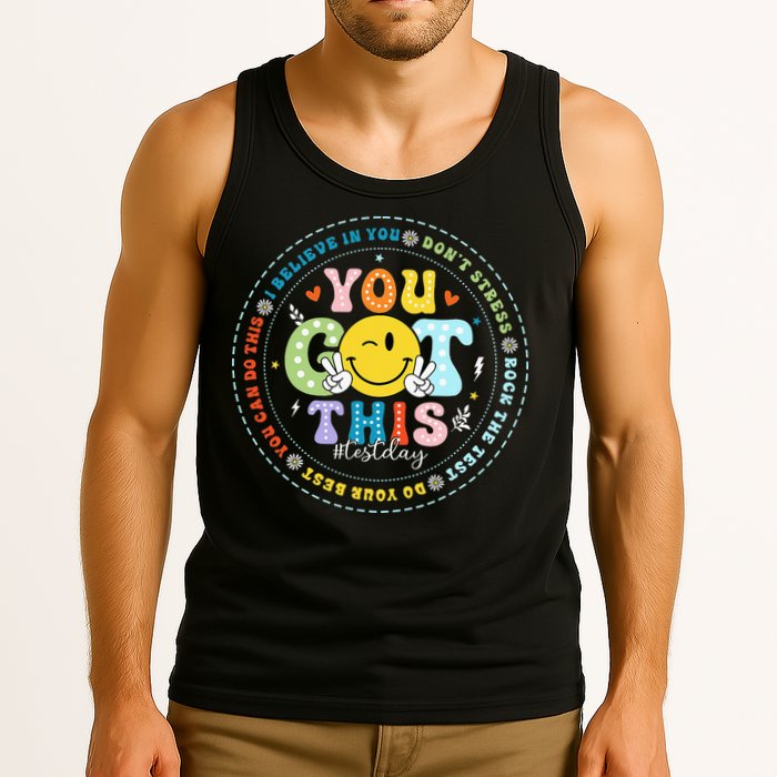 Test Day Rock The Test Teacher Testing Day You Got This Tank Top