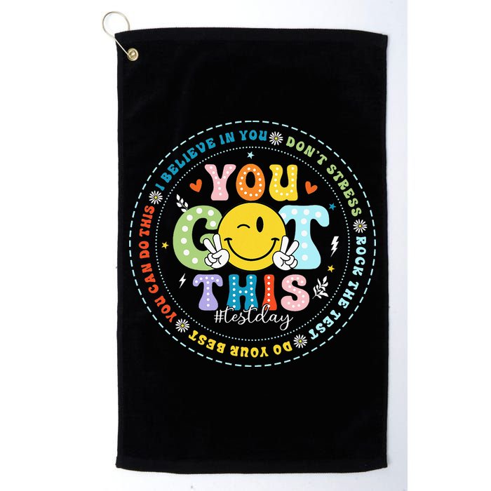 Test Day Rock The Test Teacher Testing Day You Got This Golf Towel