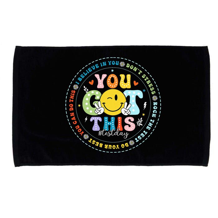 Test Day Rock The Test Teacher Testing Day You Got This Microfiber Hand Towel