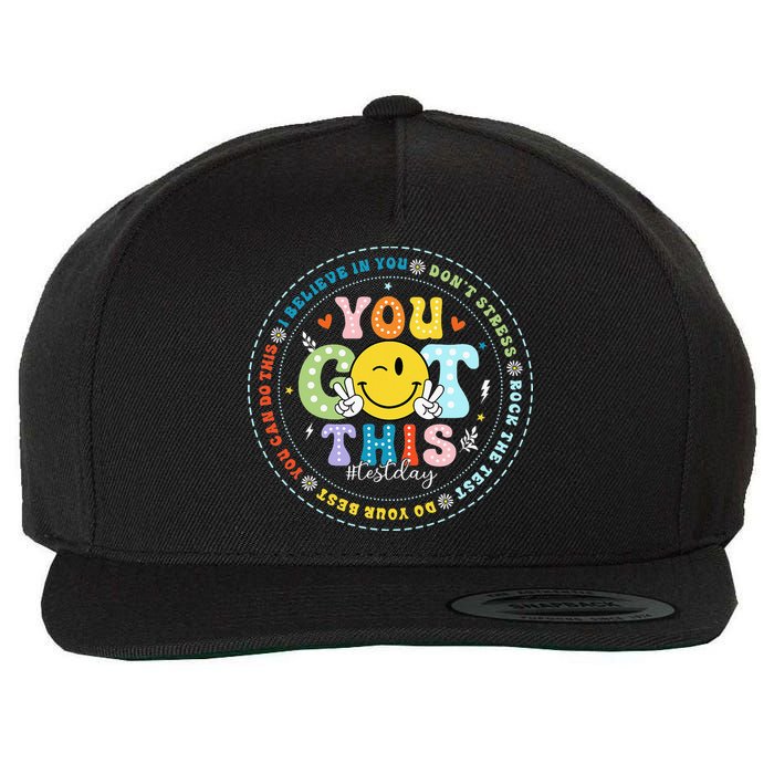 Test Day Rock The Test Teacher Testing Day You Got This Wool Snapback Cap