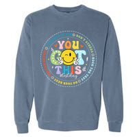 Test Day Rock The Test Teacher Testing Day You Got This Garment-Dyed Sweatshirt