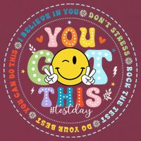 Test Day Rock The Test Teacher Testing Day You Got This 16oz Travel Tumbler