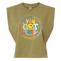 Test Day Rock The Test Teacher Testing Day You Got This Garment-Dyed Women's Muscle Tee