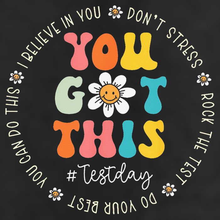 Test Day Rock The Test Teacher Testing Day You Got This Cool Comfort Performance Bucket Hat