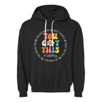 Test Day Rock The Test Teacher Testing Day You Got This Garment-Dyed Fleece Hoodie