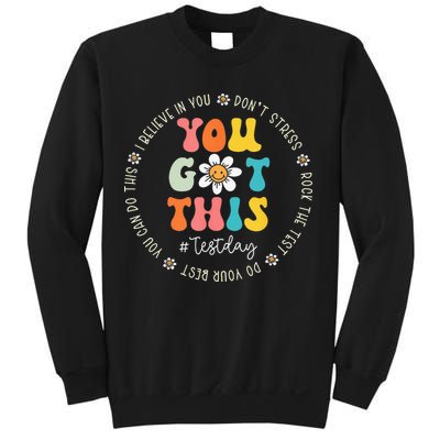 Test Day Rock The Test Teacher Testing Day You Got This Sweatshirt