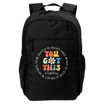 Test Day Rock The Test Teacher Testing Day You Got This Backpack