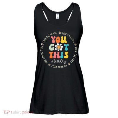 Test Day Rock The Test Teacher Testing Day You Got This Ladies Essential Flowy Tank
