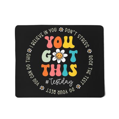 Test Day Rock The Test Teacher Testing Day You Got This Mousepad