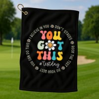 Test Day Rock The Test Teacher Testing Day You Got This Golf Towel