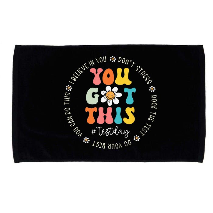 Test Day Rock The Test Teacher Testing Day You Got This Microfiber Hand Towel