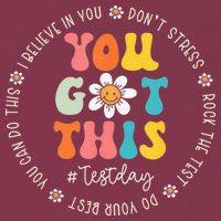 Test Day Rock The Test Teacher Testing Day You Got This 16oz Travel Tumbler