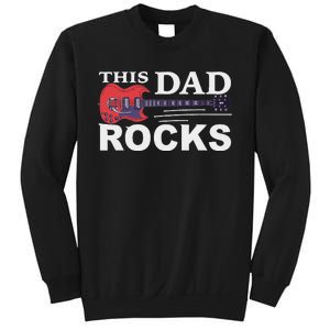 This Dad Rocks Guitar Old Rockers Sweatshirt