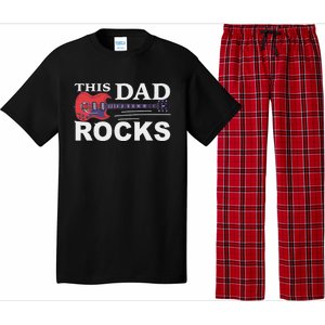 This Dad Rocks Guitar Old Rockers Pajama Set