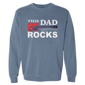 This Dad Rocks Guitar Old Rockers Garment-Dyed Sweatshirt