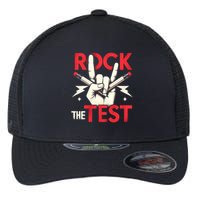 Testing Day Rock The Test Rock Music Teach.er Student Flexfit Unipanel Trucker Cap